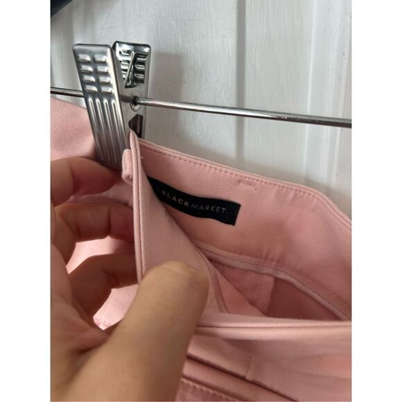 White House black market slim ankle pink dress dance work outfit size 6 - Picture 4 of 5
